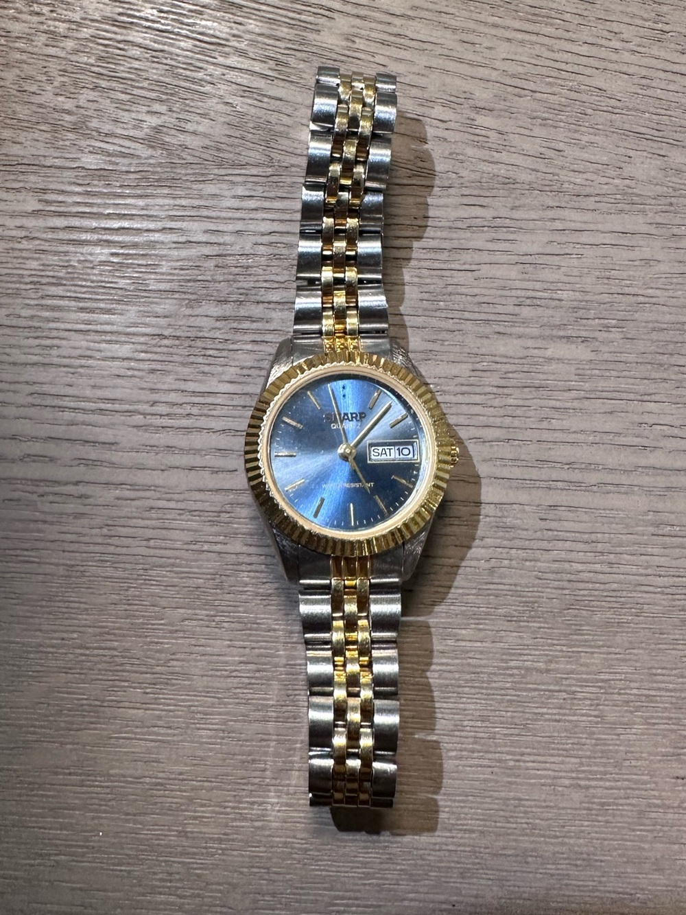 Sharps two-Tone Blue  Wristwatch